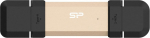 Silicon Power DS72 USB flash drive 250 GB USB Type-A / USB Type-C 3.2 Gen 2 (3.1 Gen 2) Gold