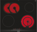 Siemens ET675FNP1E hob Black, Stainless steel Built-in Ceramic 4 zone(s)