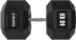 HMS hantel Hex Pro gumowany 1 x 60 kg