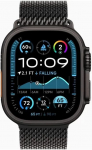 Apple Smartwatch Apple Watch Ultra 2 GPS + Cellular 49mm Black Titanium Case Milanese Loop M Czarny (MX5V3EL/A)