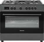 Ravanson KWGE-K90 Cheff Modern Black gas and electric cooker (black)