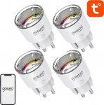 Gosund Inteligentne gniazdko WiFi Gosund EP2, 4 sztuki (czteropak) 10A Tuya