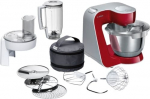 Bosch MUM58720 food processor 1000 W 3.9 L Grey, Red, Stainless steel