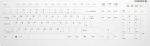 Cherry Klawiatura Cherry CHERRY Keyboard AK-C8112 Medical wireless sealed [DE] white IP68 kabellos, vollversiegelt, IP68