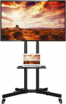 Techly Mobile stand for TV 37-70 inches, 50 kg, 2 shelves