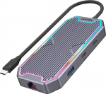 Unitek Hub USB-C HDMI RJ45 3,5mm audio 100W 10Gbps