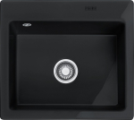 Franke Plautuvė Franke Mythos MTK 610-58, 2 i&scaron;gręžtos skylės, 124.0335.851, onikso (juoda)