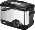 Unold 58615 frit&uuml;&uuml;r &Uuml;ksik Eraldiseisev 1200 W Must, Roostevaba teras