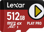 Lexar Karta Lexar Play Pro MicroSDXC 512 GB UHS-I (LMSXPS0512G-BNNNG)