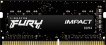 Kingston Fury Pamięć do laptopa Kingston Fury Impact, SODIMM, DDR4, 16 GB, 3200 MHz, CL20 (KF432S20IB/16)