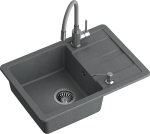 Quadron Plautuvė su mai&scaron;ytuvu ir dozatoriumi Quadron READY SMART, TQ6244RSSZ, pilka