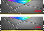 Adata DIMM 16 GB DDR4-3200 (2x 8 GB) dual kit (gray, AX4U32008G16A-DT50, XPG Spectrix D50 RGB, INTEL XMP)
