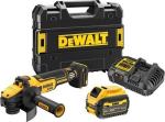Dewalt Szlifierka Dewalt SZLIFIERKA K&Auml; TOWA AKUMULATOROWA 125 MM XR 18V 1*6.0AH T-STAK