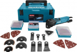 Makita Makita TM3010CX2J, Cutting, Polishing, Rasping, Sanding, Sawing, Scraping, Black, Blue, 6000 OPM, 20000 OPM, 1.6&deg;, AC