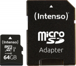 Intenso UHS-I Performance 64 GB microSDXC, memory card (black, UHS-I U1, Class 10)