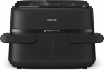 Philips 1000 series NA150/00 frit&uuml;&uuml;r Kahekohaline 7 l Eraldiseisev 2450 W Kuuma&otilde;hu frit&uuml;&uuml;r Must