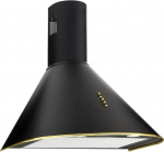 Akpo Chimney Hood Akpo WK-4 Dandys GOLD 50 cm 450 m3/h, Black