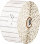 Zebra Label, Polypropylene, 2.2x0.5in (55.9x12.7mm), DT, 8000D Jewelry, Coated, Permanent Adhesive, 1in (25.4mm) core, 3510/roll, 6/box