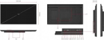 Viewsonic Monitor ViewSonic Monitor CDE55G3-1C 55'' 4K Commercial Display 24/7