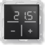 Homematic Ip Homematic IP Termostat ścienny szklany z czujnikiem CO2 czarny