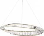 Beliani Lampa wisząca Beliani Żyrandol metalowy LED złoty ROSENDE