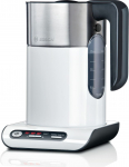 Bosch TWK8611P elektrikann 1,5 l 2400 W S&ouml;ehall, Roostevaba teras, Valge