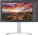LG 27UP850K-W.AEU monitor PC lamekuvar 68,6 cm (27") 3840 x 2160 pikslit 4K Ultra HD LED Must