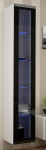 Cama Meble Cama Glass-case VIGO '180' 180/40/30 white/black gloss