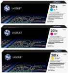 HP Toner HP 201X Zestaw CMY Oryginał  (CF253XM)