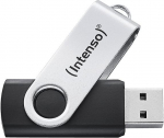 Intenso USB 256GB OFFICE LINE 3.2 Gen1 Silver-Black pamięć USB USB Typu-A 3.2 Gen 1 (3.1 Gen 1) Czarny, Srebrny