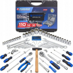 Forsage Zestaw narzędzi Forsage Zestaw narzędzi 110el. 1/4'' i 1/2'' (5-32mm) (6-kątnych)