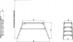 Drabex aluminiowa 4 stopniowa (DR453)
