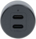 Otterbox OB STANDARD CAR CHARGER 65W/2 USB-C - BLACK