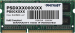 Patriot Pamięć do laptopa Patriot Signature, SODIMM, DDR3, 8 GB, 1600 MHz, CL11 (PSD38G16002S)