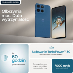 Motorola Smartfon Motorola Motorola moto g57 power 17,1 cm (6.72'') Dual SIM Android 16.0 5G USB Type-C 12 GB 256 GB 7000 mAh Niebieski