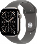 Apple Smartwatch Apple Watch 11 GPS + Cellular 42mm Natural Titanium Sport Band S/M Grafitowy (MF8M4WF/A)