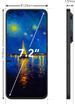 TCL 60 NXTPAPER Ultra 18,3 cm (7.2") Kaksik-SIM Android 15 5G USB t&uuml;&uuml;p-C 12 GB 256 GB 5200 mAh Must