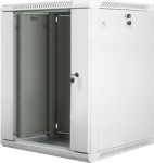 Lanberg Wall-Mounted Rack 19'' 15U 600X600mm grey