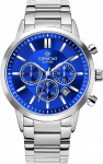Giewont Zegarek Giewont Zegarek Męski Giewont Chronograph Sapphire Srebrno Niebieski GW8510-B3