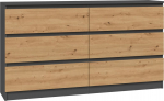 Top E Shop Topeshop M6 140 ANT/ART KPL chest of drawers