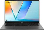 Asus Vivobook S14 S3407QA-KP003W Copilot+ PC Snapdragon X1-26-100 S&uuml;learvuti 35,6 cm (14") WQXGA 16 GB LPDDR5x-SDRAM 512 GB SSD Wi-Fi 6E (802.11ax) Windows 11 Home Hall