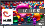 LG UHD AI 55UA75003LA teler 139,7 cm (55") 4K Ultra HD Nutiteleri funktsioon WiFi Must