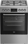 Beko Dujinė viryklė su elektrine orkaite Beko FBE6330GXDSN
