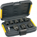 Dewalt Zestaw nasadek udarowych 6-kątnych 1/2'' 10-27mm 9szt. (DT7507-QZ)