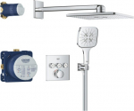 Grohe Potinkinė termostatinė du&scaron;o sistema Grohtherm SmartControl 310 34864000
