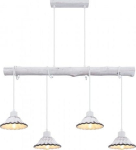 Globo Lampa wisząca Globo Klasyczna lampa wisząca do jadalni Globo JOWITA 54050-4H