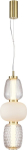 Italux Lampa wisząca Italux Lampa Wisząca LED Eris PND-98374-28W-GD Złota Italux