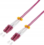 Logilink światłow&oacute;d OM4 LC/UPC - LC/UPC 100m fioletowy