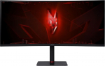 Acer Nitro XV5 XV345CURXbmiipphx PC lamekuvar 86,4 cm (34") 3440 x 1440 pikslit UltraWide Quad HD LCD Must