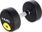 HMS &lrm;&lrm;Hantel HG PRO gumowany 1 x 14 kg